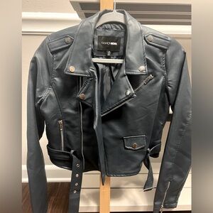 Faux leather jacket